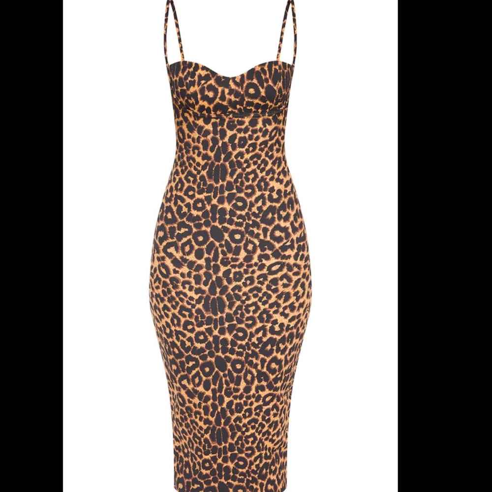 Leopard print dress